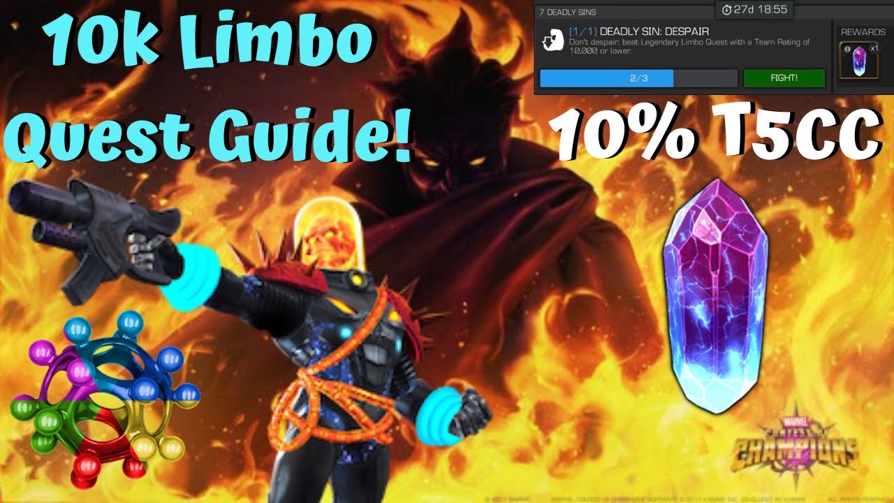 10k Teaming Rating Challenge Guide! Limbo Quest! 10% T5CC Crystal! - Marvel Contest of Champions