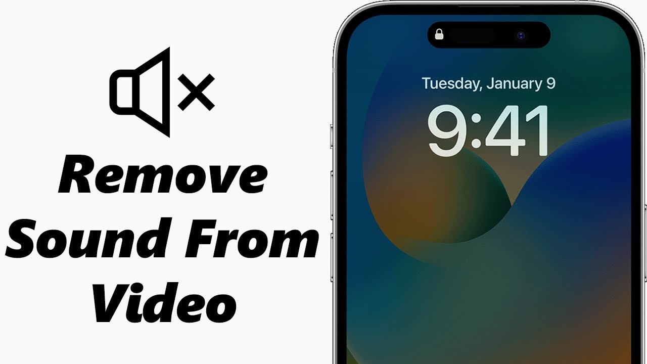 How To Remove Sound From Video On iPhone