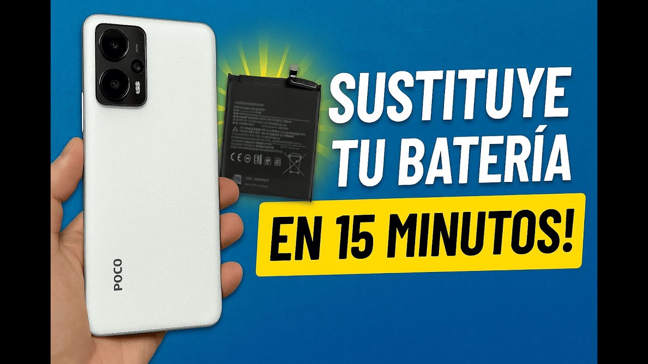 XIAOMI POCO F5 CAMBIO DE BATERÍA FÁCIL