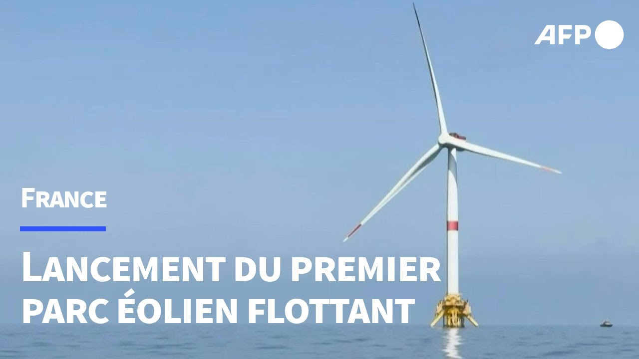 Au large de Port-de-Bouc, le premier parc éolien flottant en France | AFP