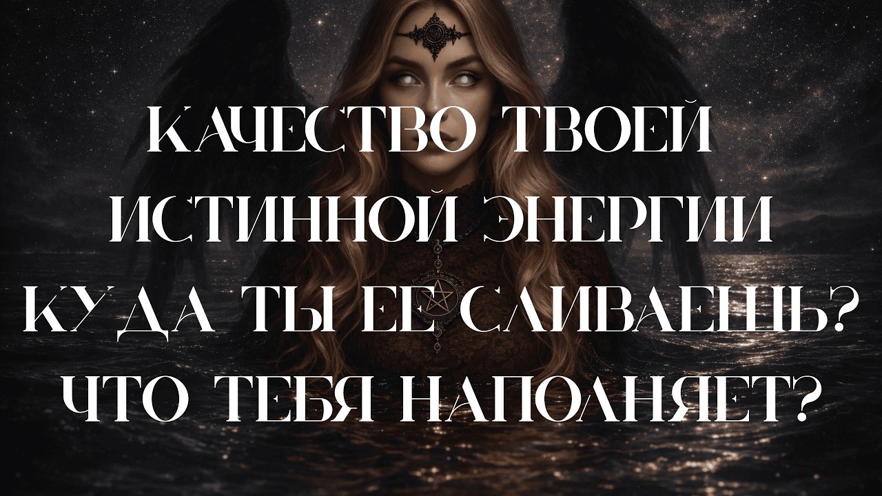 💫Качество Твоей Энергии | Куда ты сливаешь энергию? Что тебя наполняет? | Таро Расклад 🌒