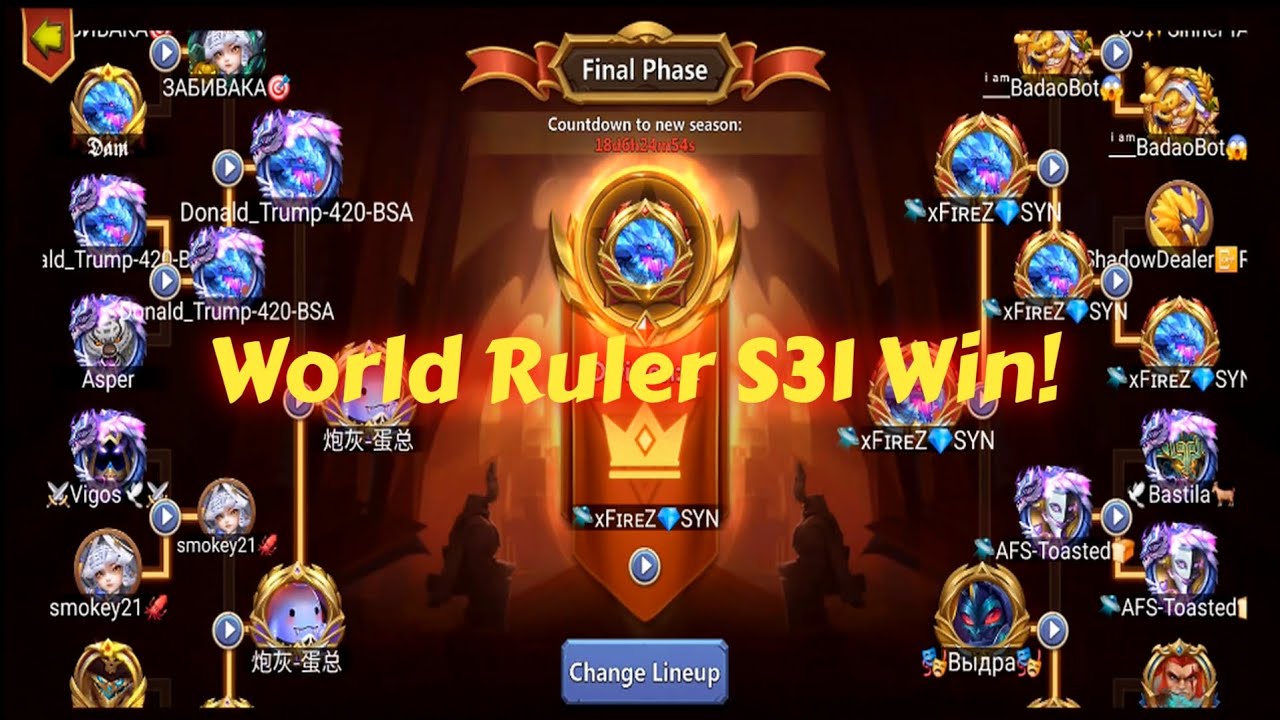 Castle Clash: World Ruler S31 Win - Fights + Rewards!