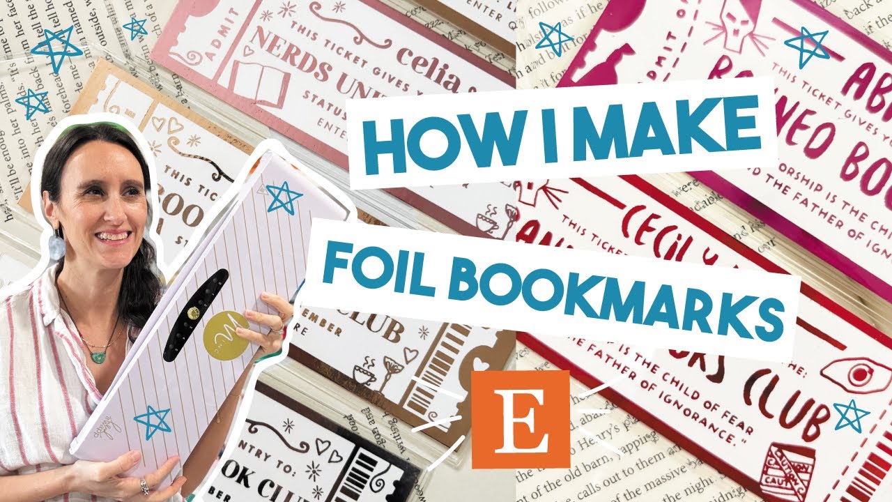 How to Foil Bookmarks Using a Laser Printer & Minc Machine