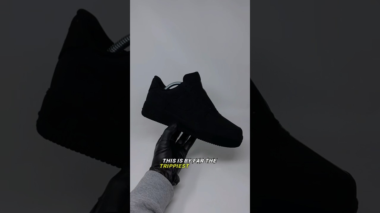 САМЫЕ ЧЕРНЫЕ AF1 В МИРЕ