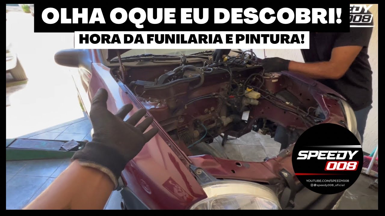Todo CORSA e CELTA ACONTECE ESSE PROBLEMA! Retirando o motor 2.0 - HORA DA FUNILARIA E PINTURA!!