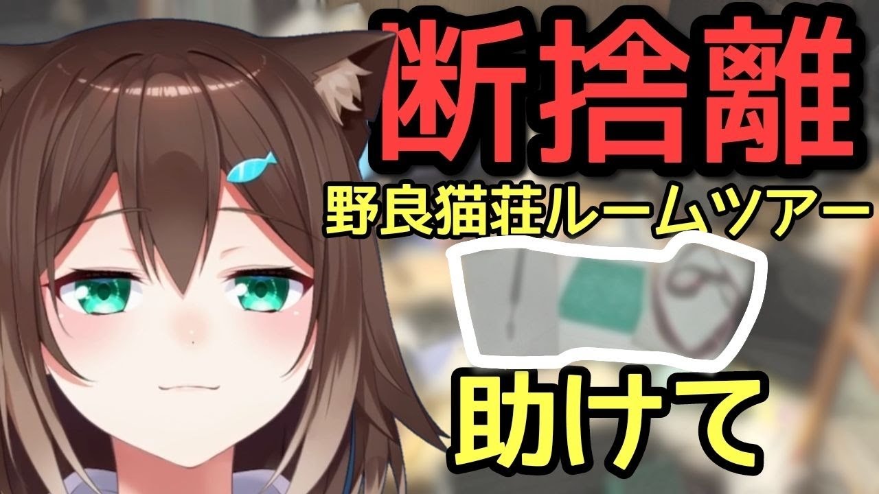 【断捨離】文野環ルームツアーの巻【にじさんじ】