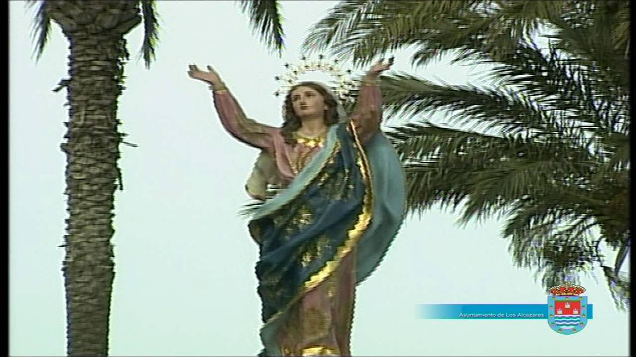 LOS ALCÁZARES PROCESIÓN MARÍTIMO TERRESTRE NTRA  SRA  DE LA ASUNCIÓN