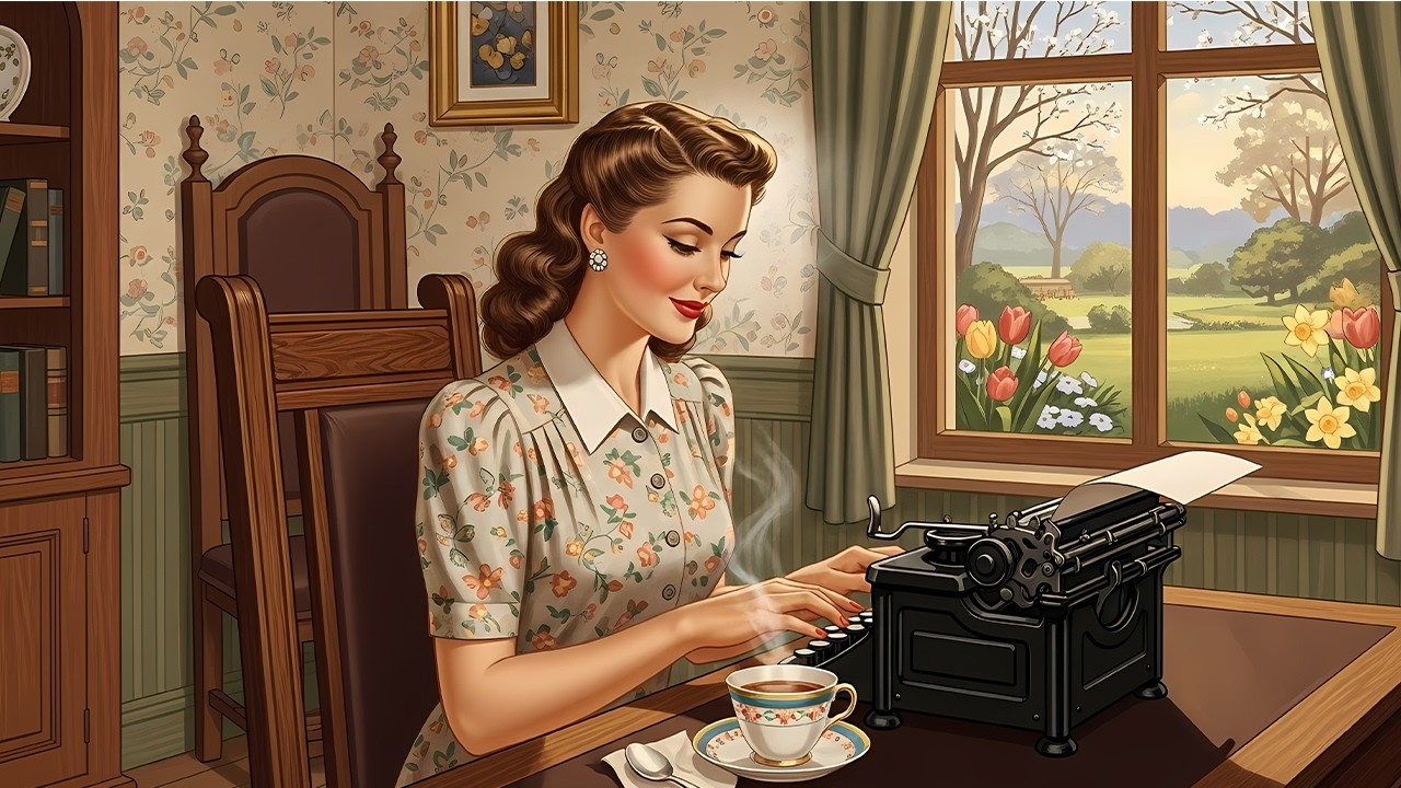 gentle vintage jazz for a peaceful morning ☀️ 1940s café music & cozy coffee vibes