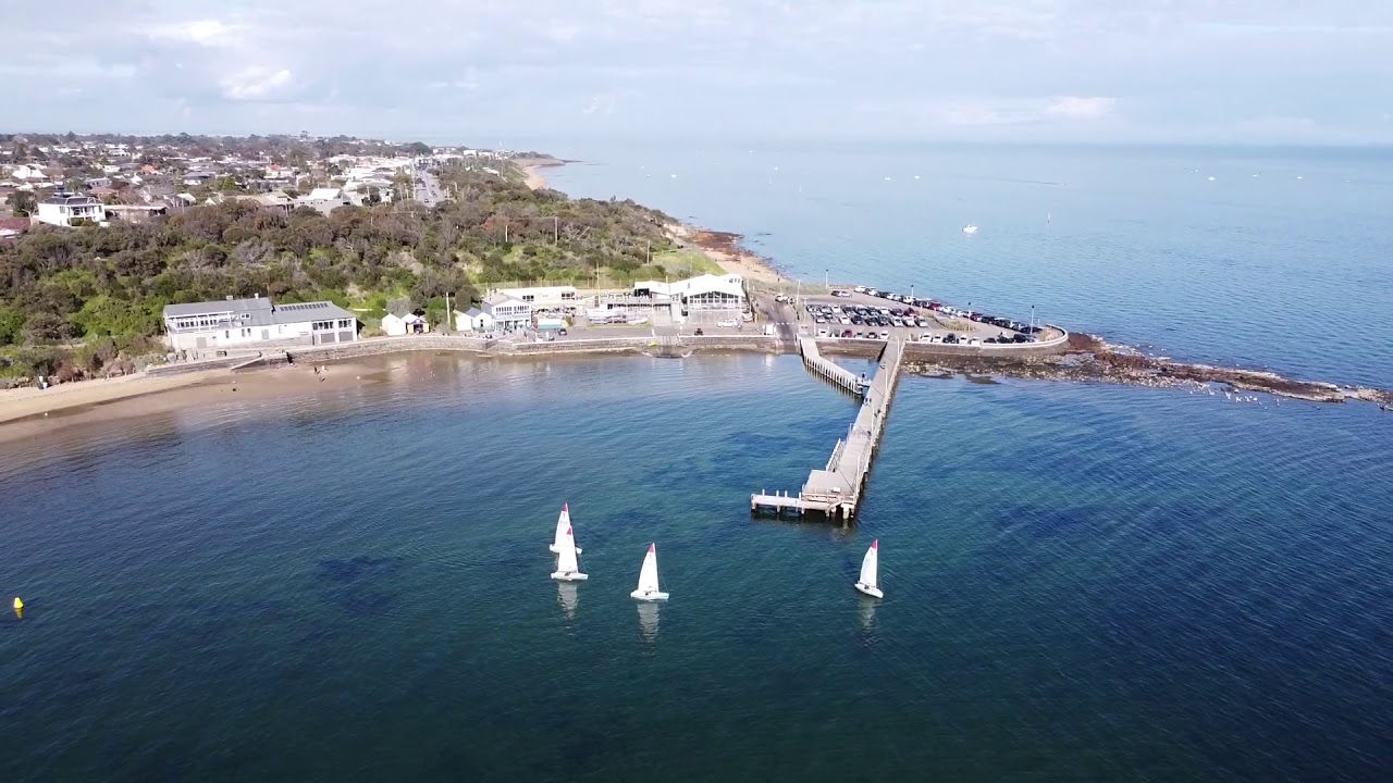 Black Rock, HMVS Cerberus by drone