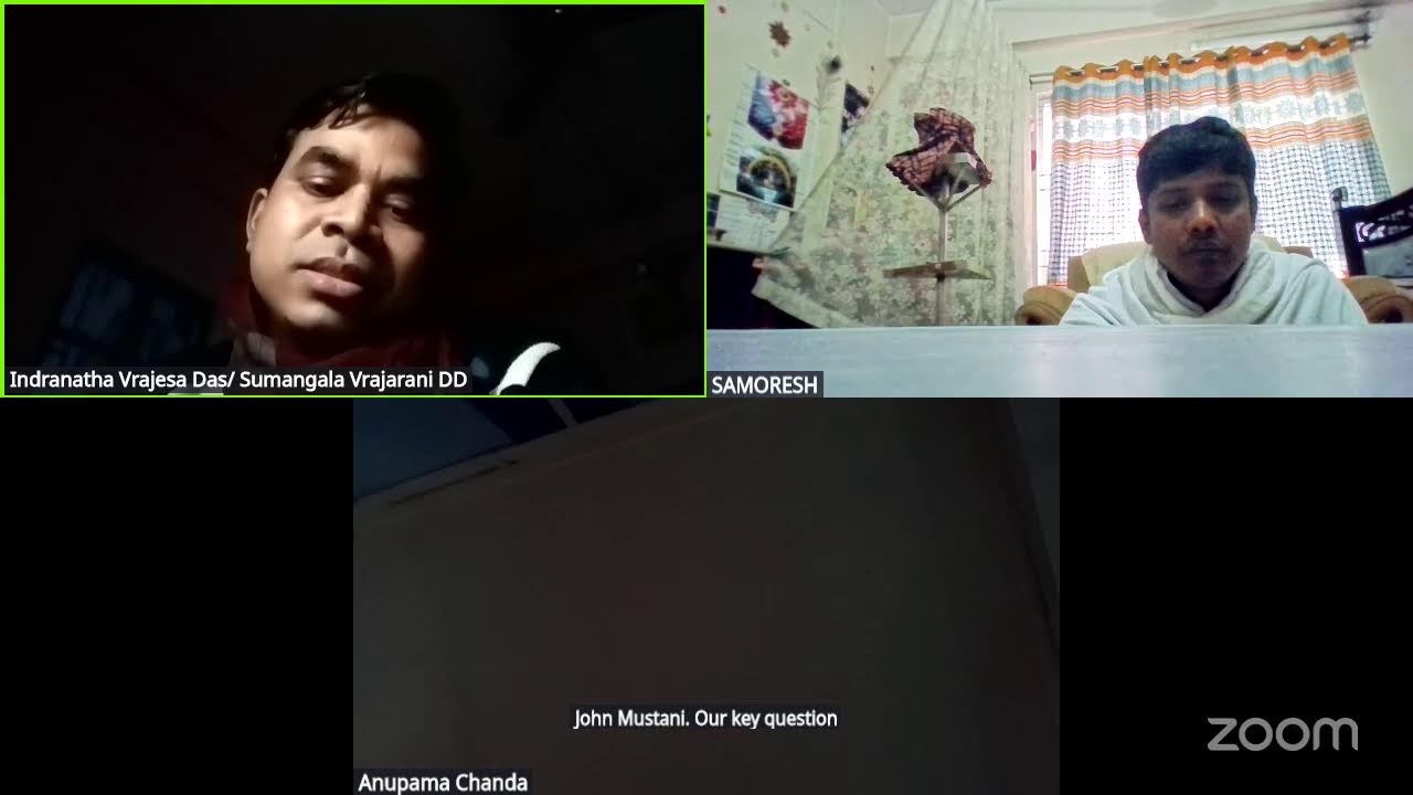 জপ ক্লাস, মঙ্গল আরতি, প্রভুপাদ কথামৃত, শ্রীমদ্ভাগবতম ক্লাস (SB-3/5/22), ইসকন ব্যাঙ্গালোর