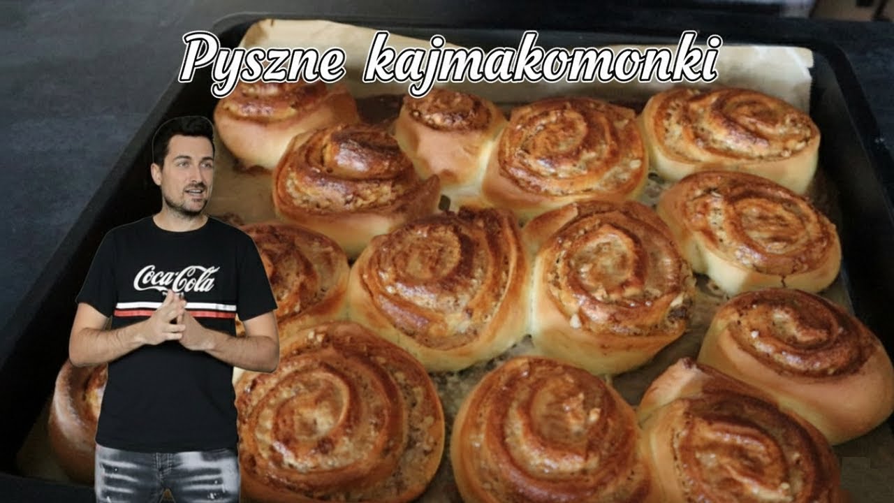 Cynamonki bez cynamonu – przepis na bułeczki drożdżowe z kajmakiem i orzechami