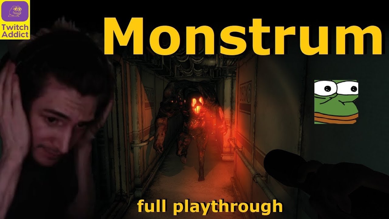 xQc plays Monstrum - full playthrough - with chat reaction