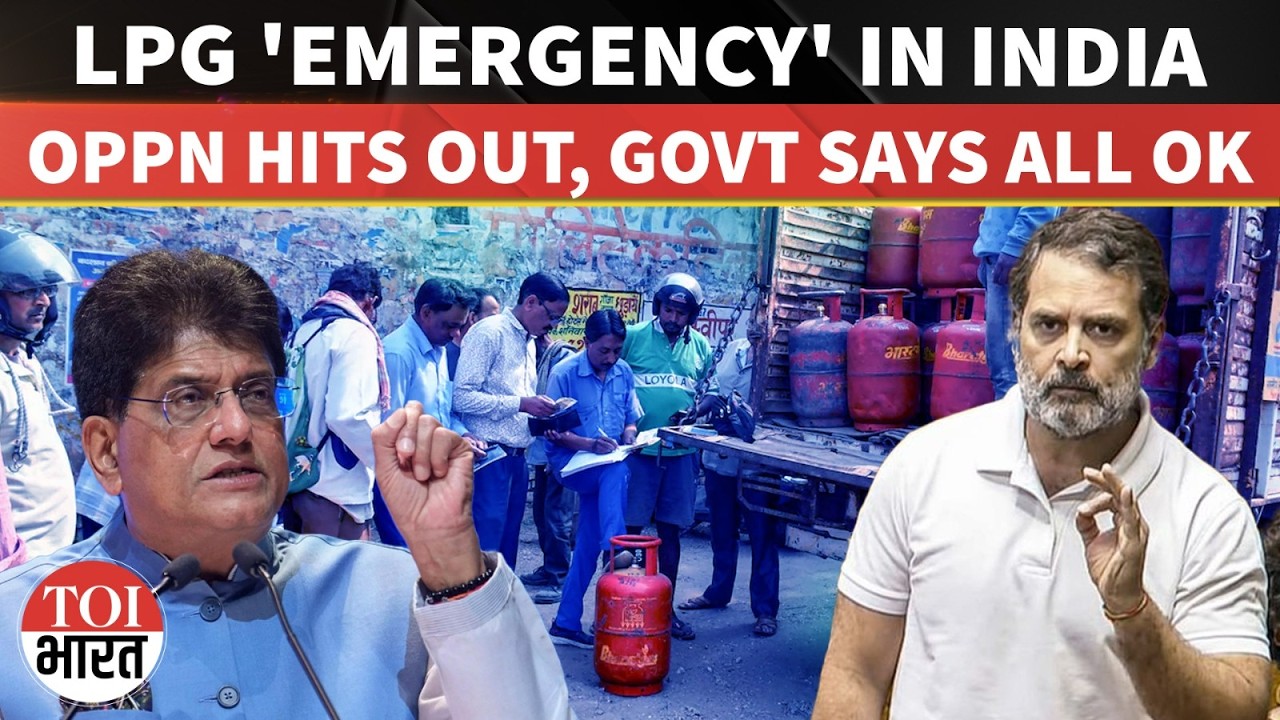 'Modi Govt Is Lying': Oppn Slams Centre, Flags LPG 'Emergency' In India Amid West Asia War