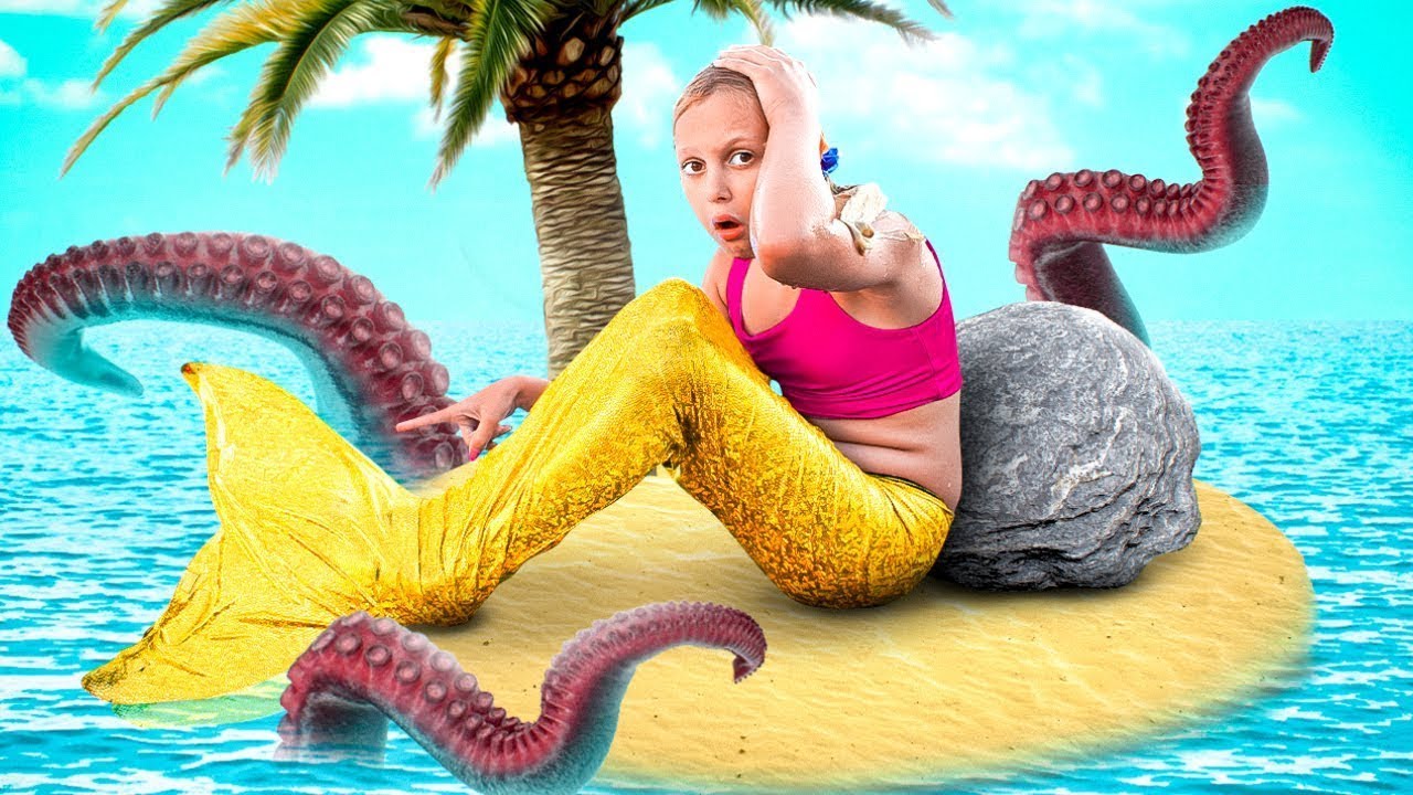 🧜‍♀️ Amelka se convierte en una sirena por 24 horas | Historias de Amelka Sirena