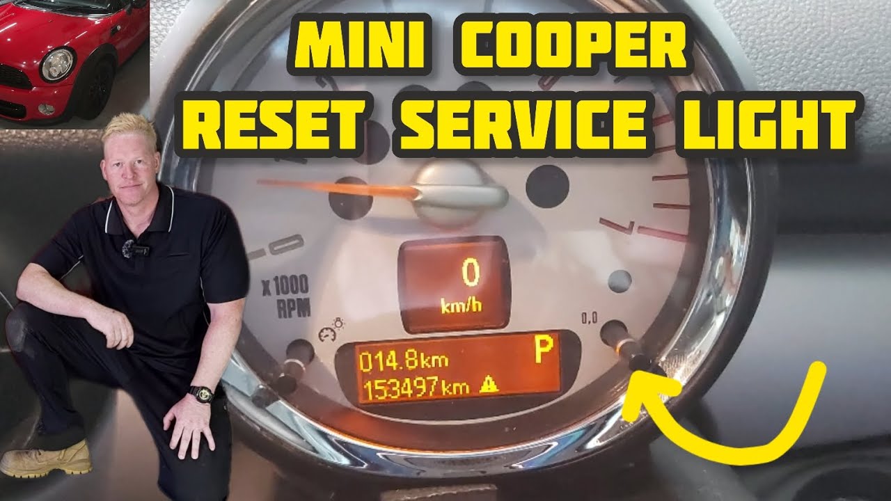 Как сбросить индикатор сервисного обслуживания на Mini Cooper R56 (06 - 13).
