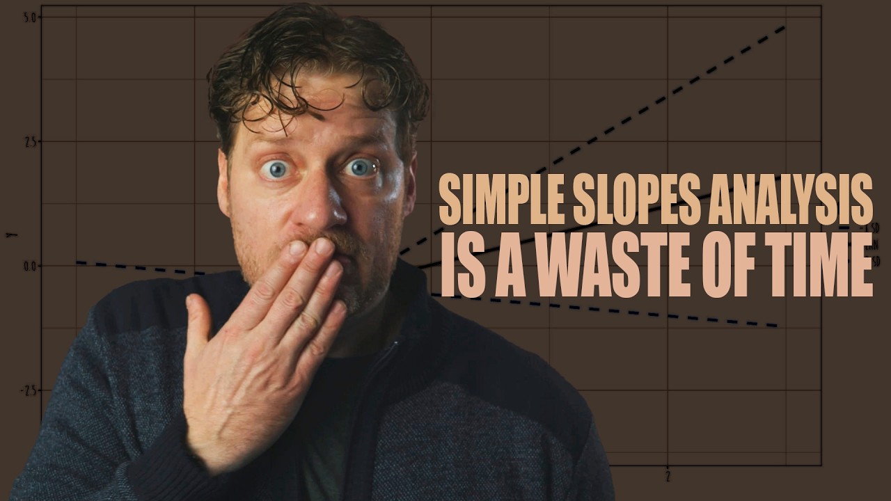 Простой анализ наклонов — это глупость.