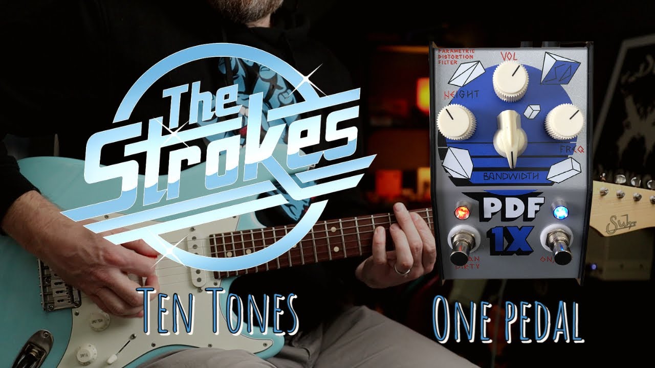 10 The Strokes Riffs | Stone Deaf FX PDF-1X (Pedal Demo)