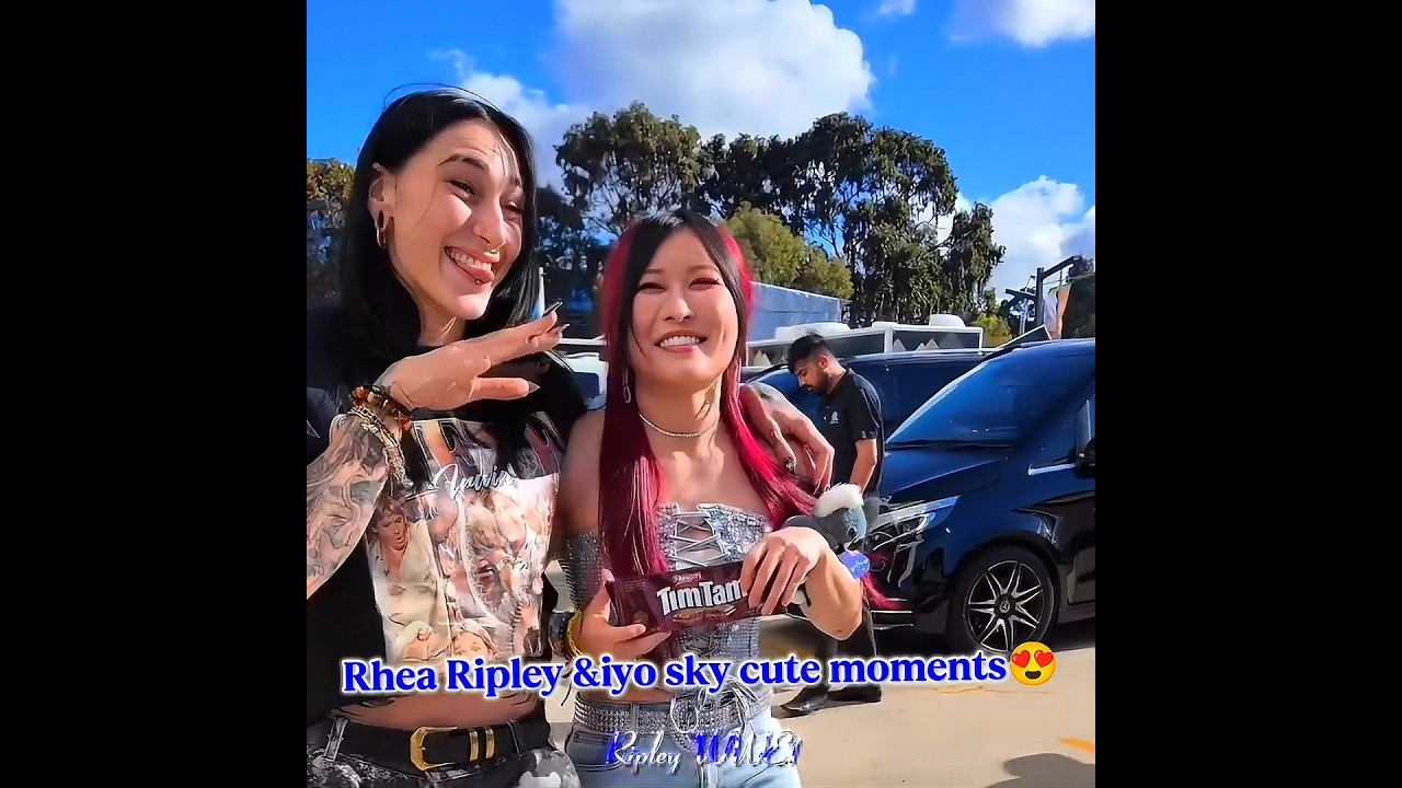 Rhea Ripley & Iyo sky cute moments😍||Edits 2026❤