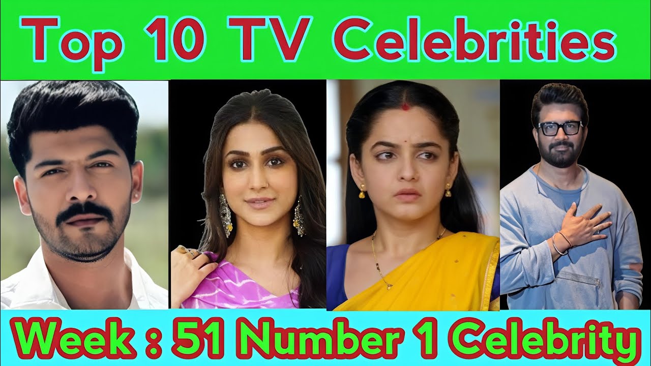 Week 51: Top 10 TV Celebrities, Sheezan khan, Sharad kelkar # masala #