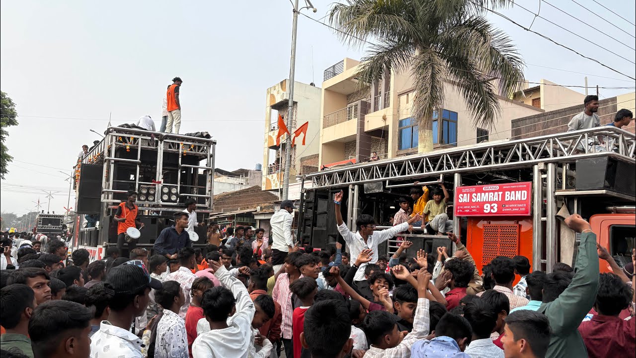 सकू तूना कपाळले लाल लाल कुकू साँग | न्यु शिवराय बँड | रथ मिरवणूक खतरनाक आमना सामना | 6 बँड 