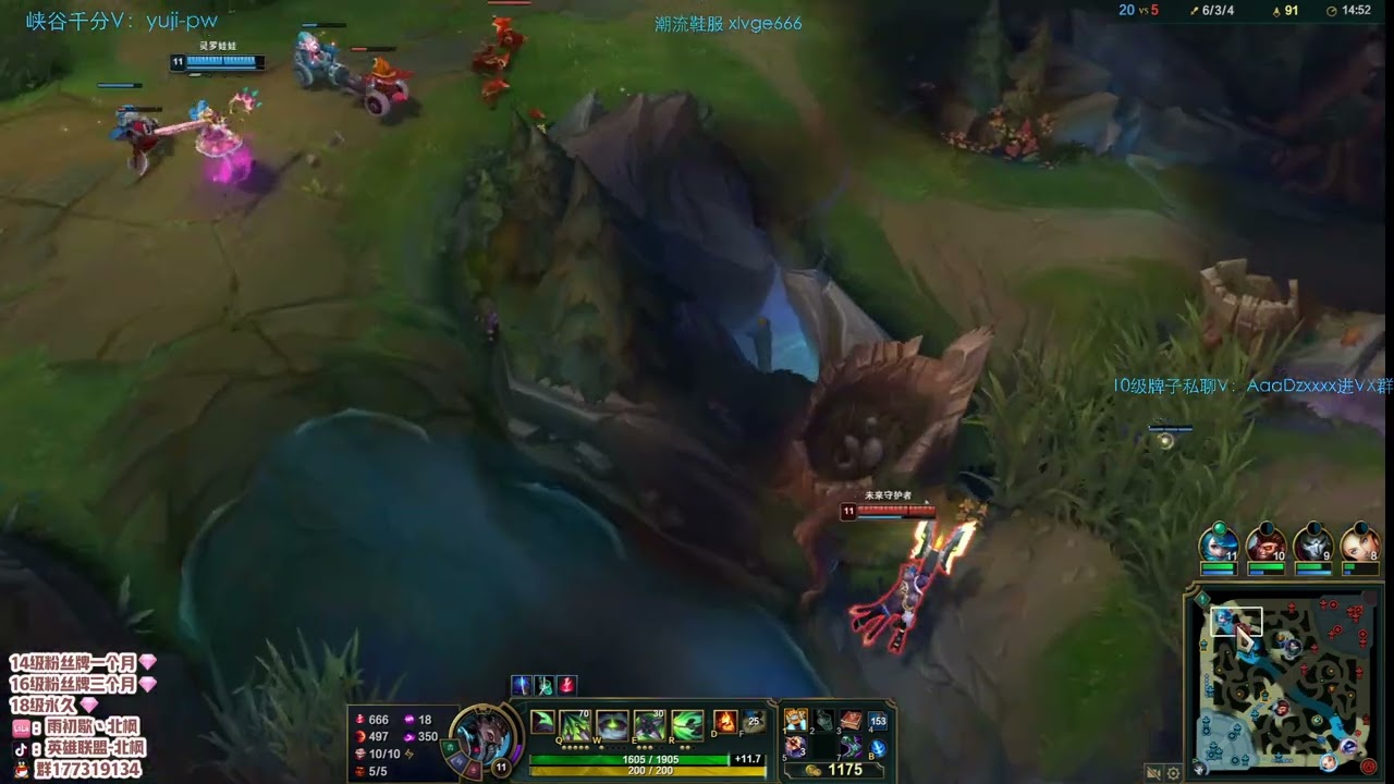 Beifeng Akali vs Malzahar CN server Plat1 s12.15