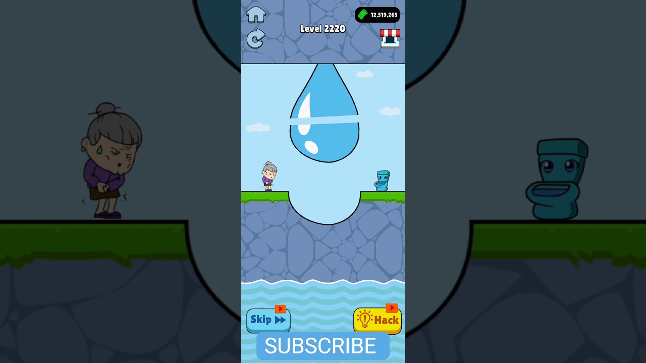 Slice to save impossible level trending game winter ☃️ Funny 