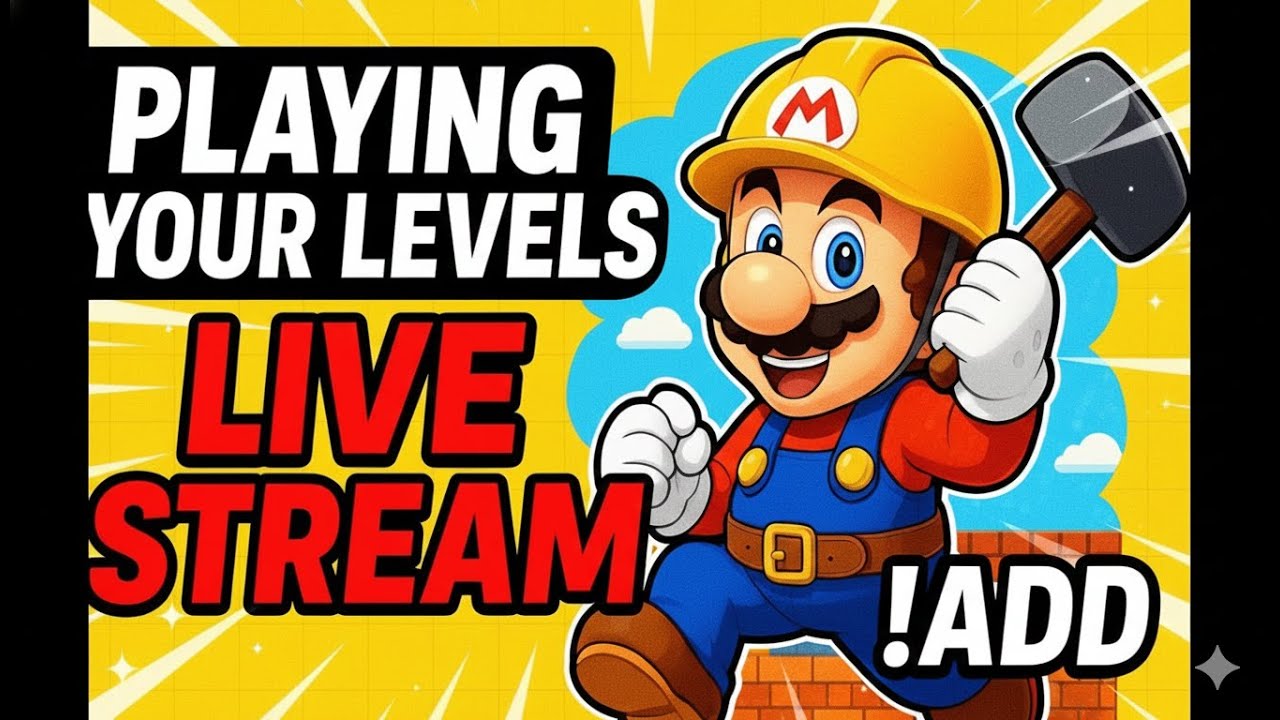 🎮 Mario Maker  !CONTEST !add  ALL VIEWER LEVELS 🍄⭐