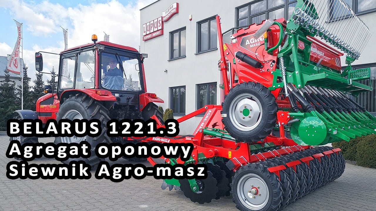 Zestaw uprawowo siewny p&oacute;łzawieszany AGRO MASZ - ATO30 i SR300