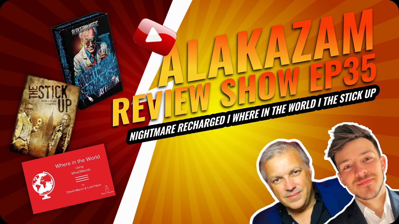Alakazam Review Show Ep 35 I Nightmare Recharged, Where in the World & The Stick Up!