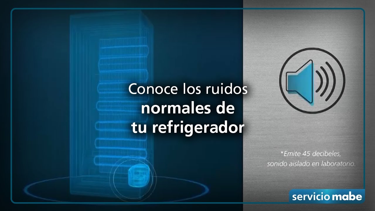 Mabe refrigeraci&oacute;n: Conoce los ruidos normales que hace tu refrigerador