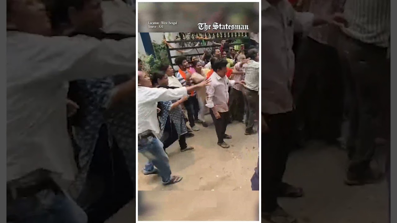 Eggs thrown at arrested TMC leader Sukumar Dutta outside Durgapur court