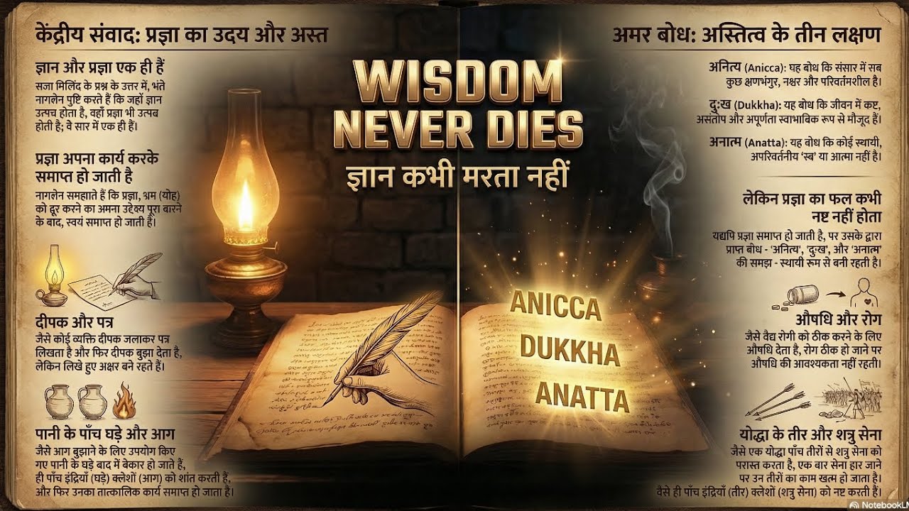 अनित्य, दुःख और अनात्म: प्रज्ञा का कार्य और मोह का नाश ज्ञान तो है,फिर भी भ्रम क्यों EP 41 Mil 2.2.3