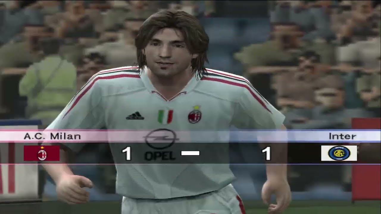 Inter Milan vs AC Milan | Derby della Madonnina | PES 4 Classic Gameplay