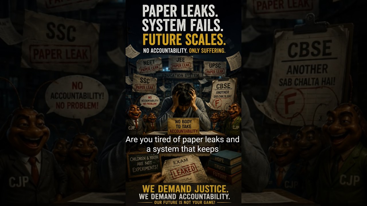 Is the System Faling Us? 🚨 # Shorts #Positivity #CockroachJantaParty #CJP #SystemReform #YouthPower