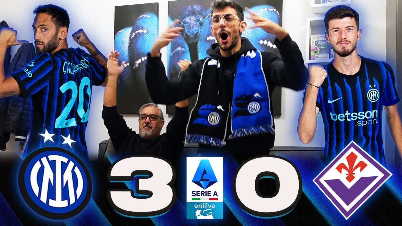 SUPER CALHA E SUCIC! INTER 3-0 FIORENTINA | LIVE REACTION TIFOSI INTERISTI SerieA 25/26 | HIGHLIGHTS