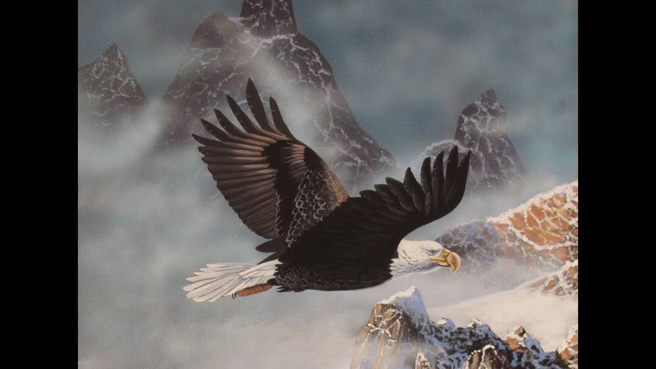 #18 How to Paint Soaring Eagle | Acrylic Painting Tutorial | Marc Harvill Art