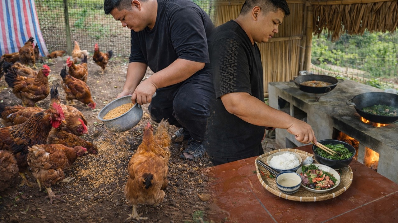 Daily Farm Life | Caring for Chickens & Simple Country Cooking