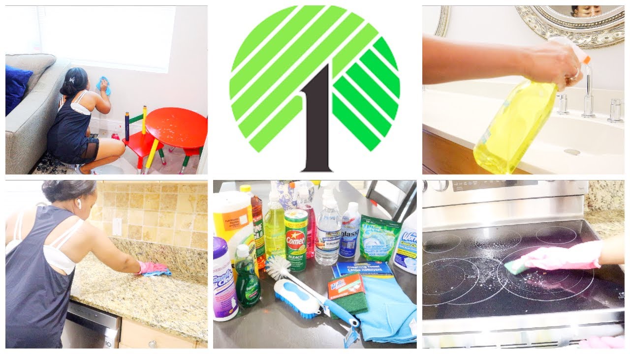 BUDGET FRIENDLY DOLLAR TREE CLEAN WITH ME | REVIEWING DOLLAR TREE CLEANING PRODUCTS
