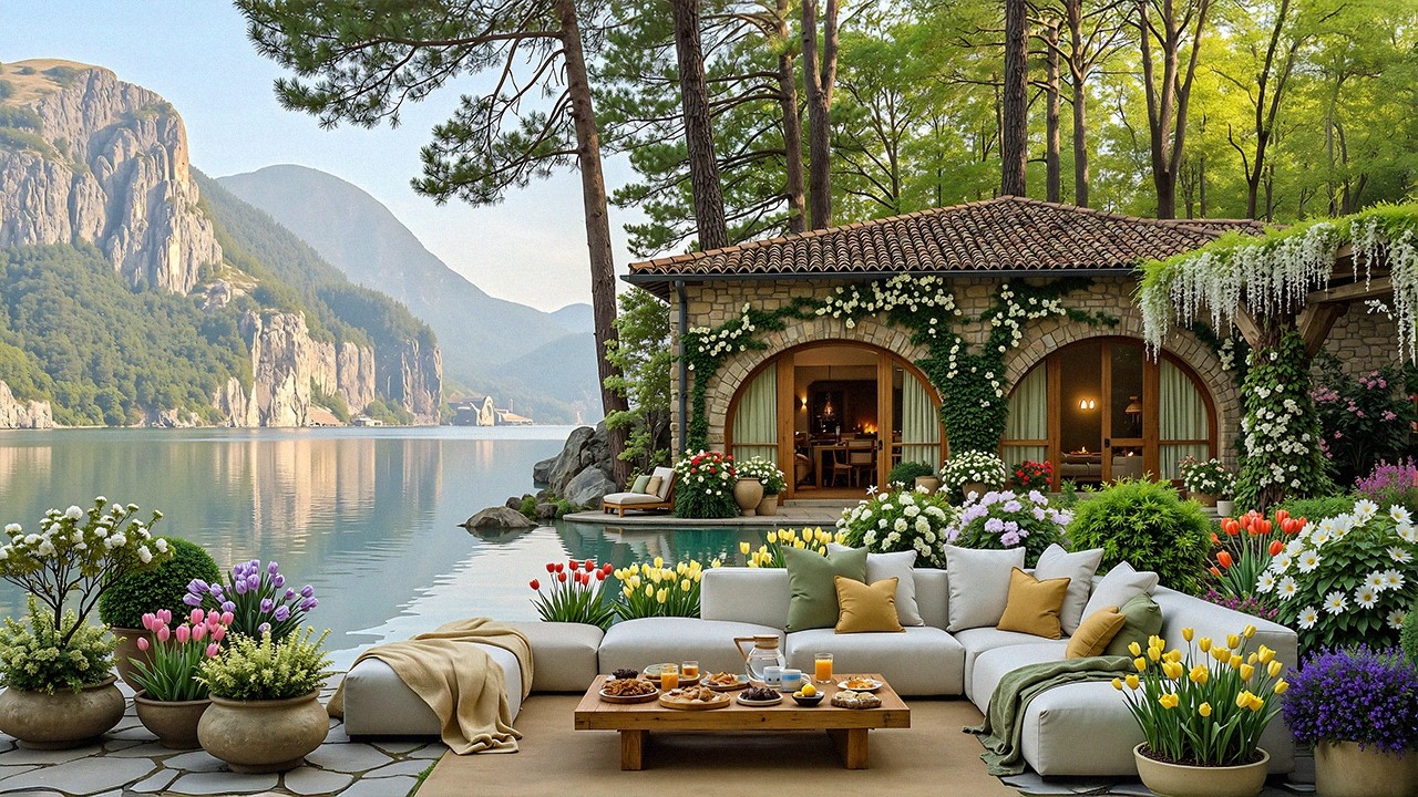 Tranquil Lakeside Jazz Retreat | Soft Jazz Music for Relaxed Living