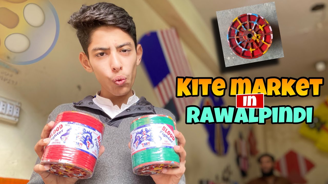 Kite market in Rawalpindi || Zia masjid kites shop sab kuch adhay rate par  ||  Baba Comunity 0.2