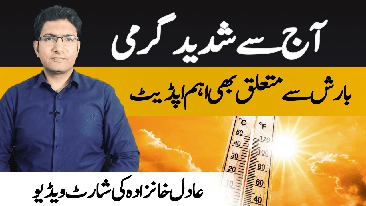 Heatwave alert from today - Rain chances ? | Update with Adil Aziz Khanzada