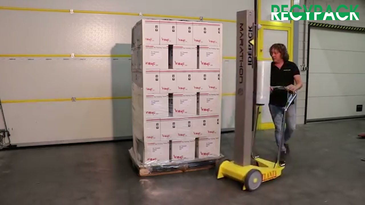 Atlanta Stretch Marathon pallet wrapper - Recypack Sustainable Packaging