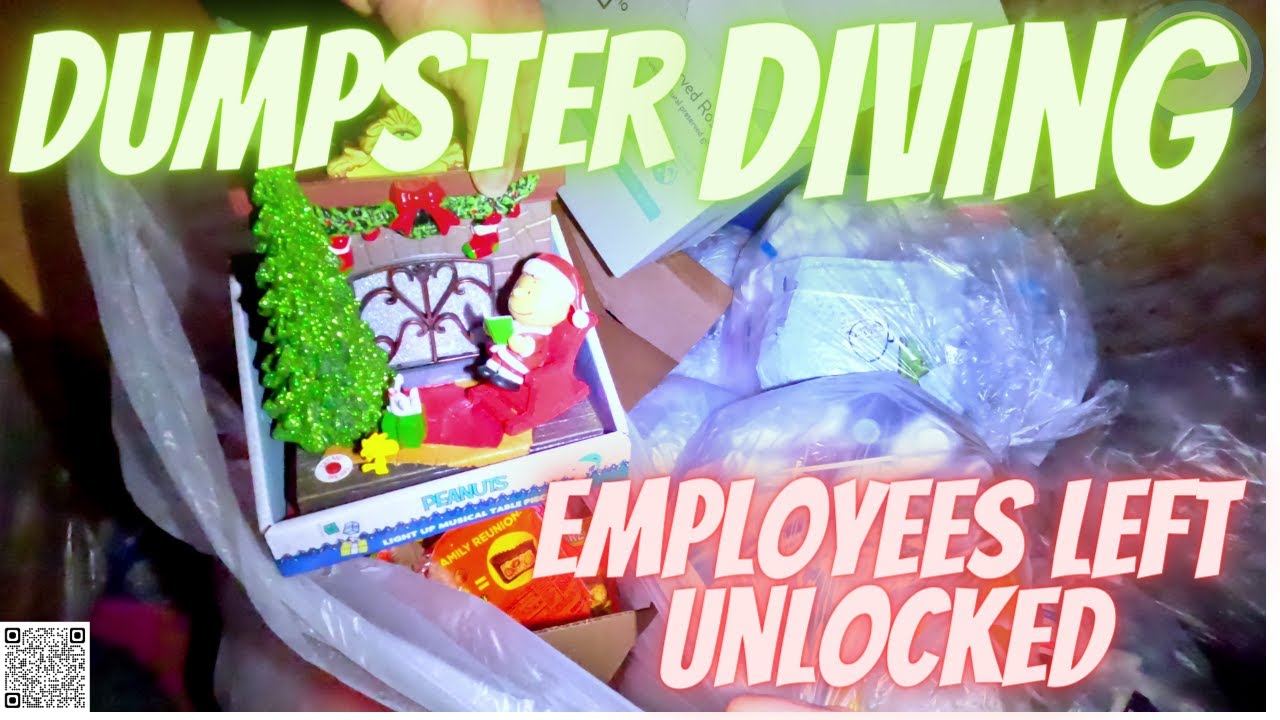 Dumpster Diving Latest 2023 Employees forgot to Lock their Dumpster and left us goodies!