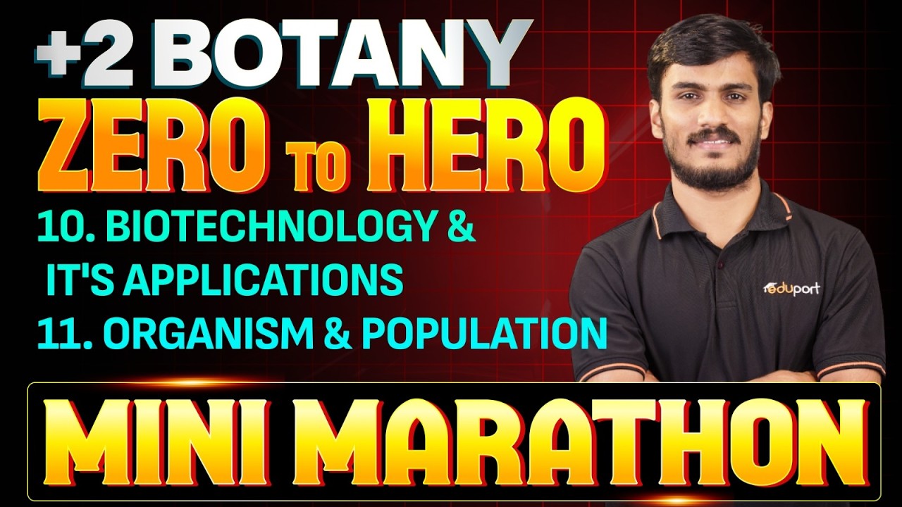 Plus Two Botany Public Exam | Chapter 10,11 | Eduport Plus Two