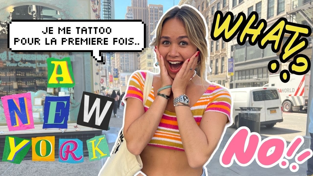 VLOG | MON PREMIER TATTOO À NEW YORK ✨