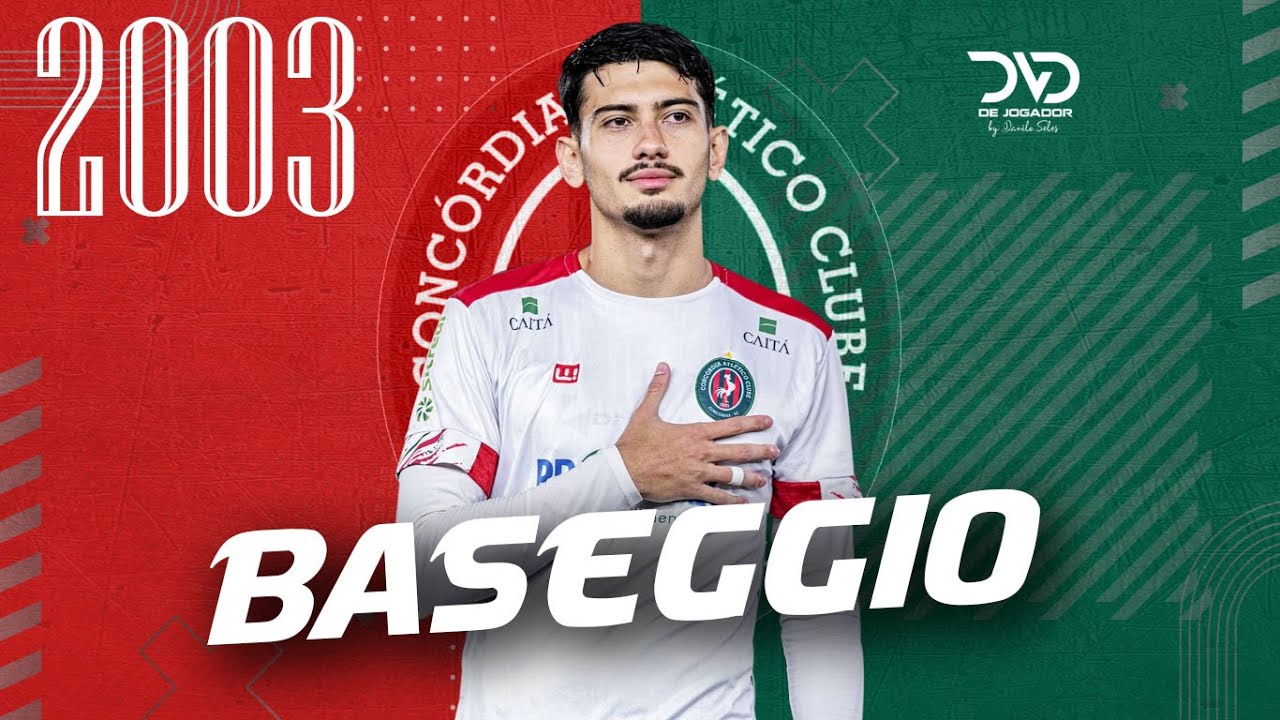 BASEGGIO - ZAGUEIRO / LATERAL ESQUERDO - CONCÓRDIA (SC) | DVD DE JOGADOR OFICIAL
