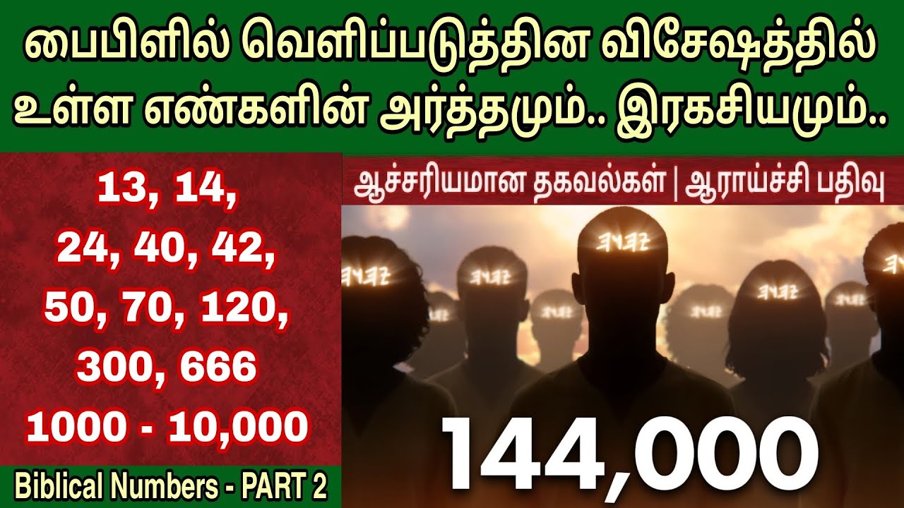 Библейские числа 13 - 144000 | EP 3 | значение чисел в Библии