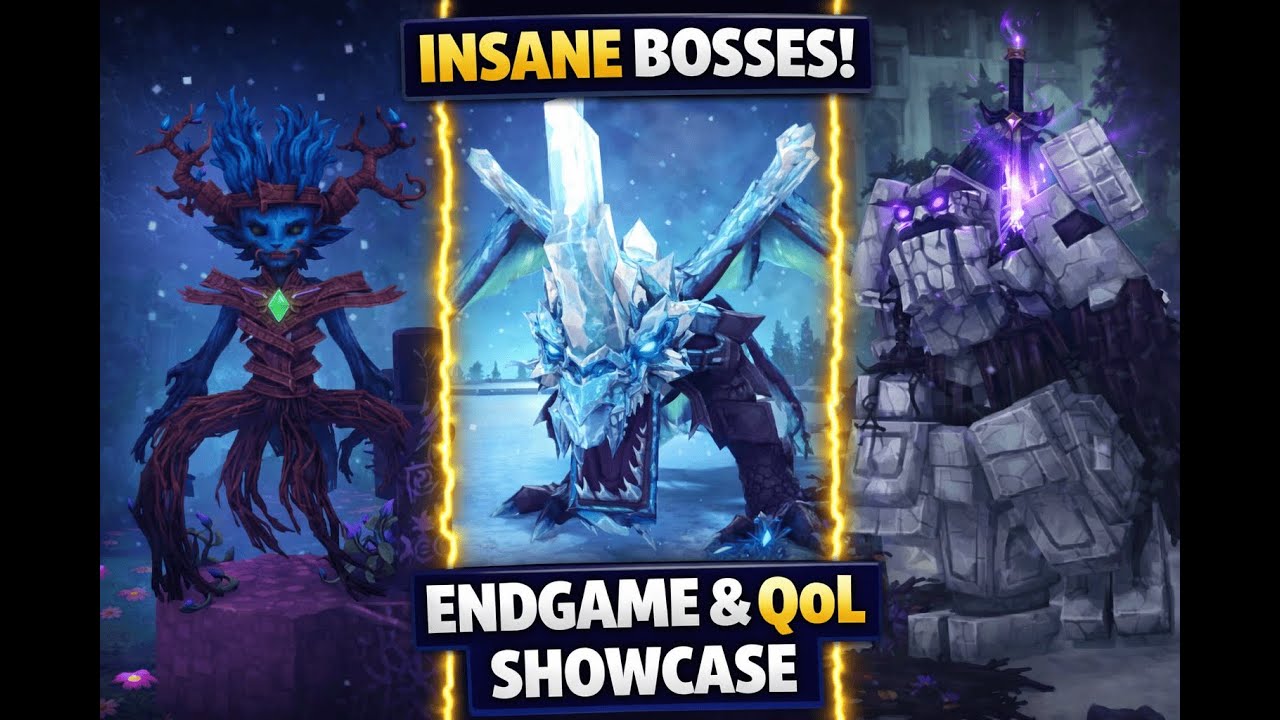 Frost Dragons, Void Golems & a Swamp Boss?! | Hytale Mod Showcase