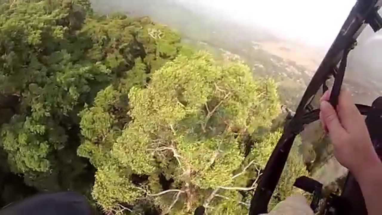 Head mounted GoPro flight in MD530 Helicopter