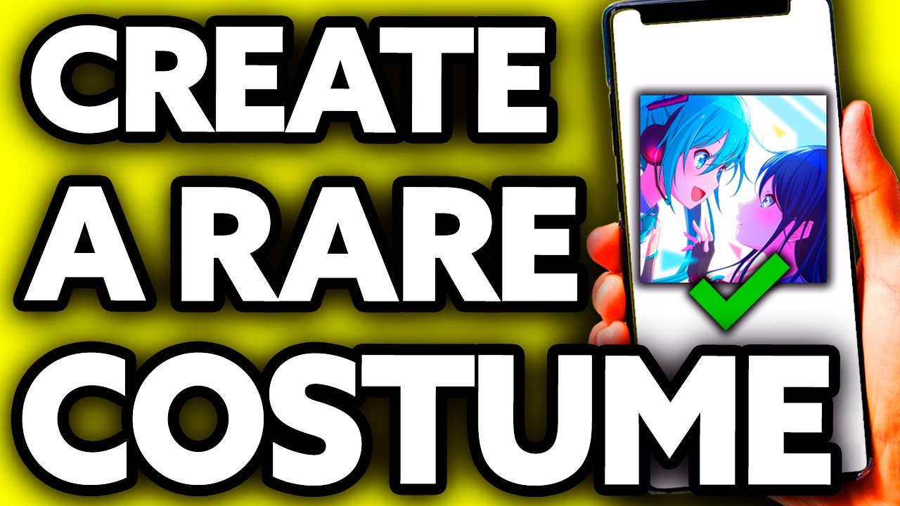 How To Create a Rare Costume Project Sekai (Very EASY!)